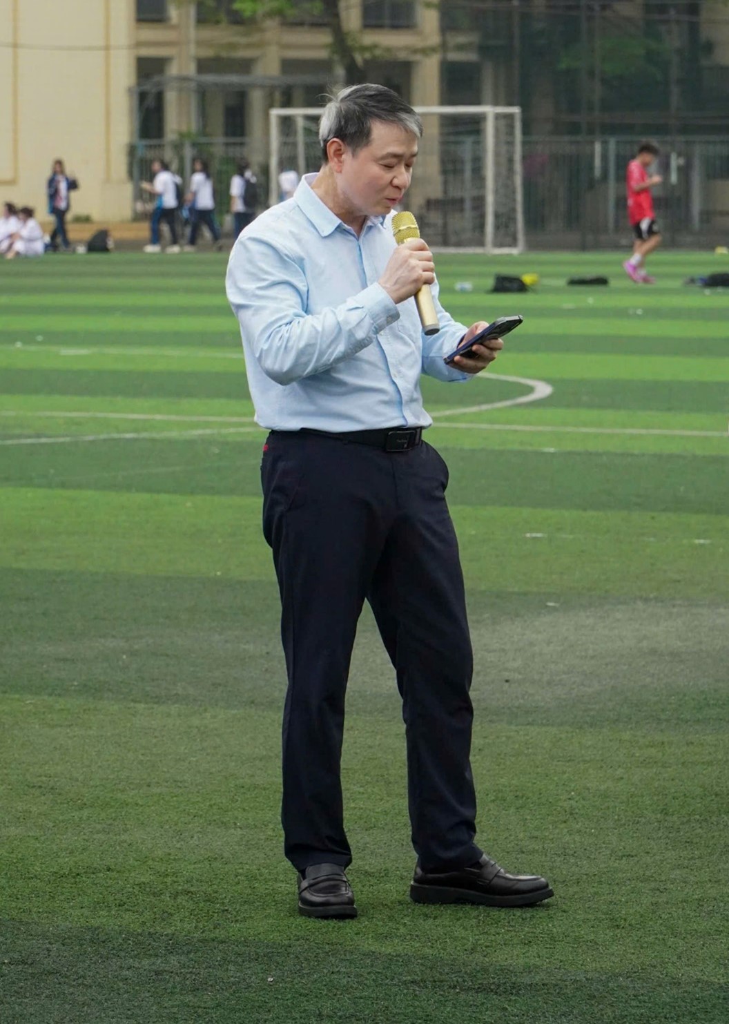 PGS.TS. Lê Ngọc Tuyến, Thường vụ Đảng ủy, Phó Giám đốc bệnh viện phát biểu khai mạc